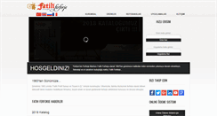 Desktop Screenshot of fatih.com.tr
